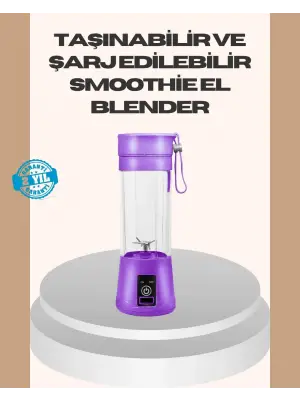Mini Taşınabilir Blender 380ml Usb Şarjlı Detoks Smoothie Hazırlayıcı