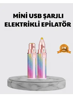 Mini Yüz Ve Kaş Epilatörü – 8000 Rpm Güçlü Motor Ve Paslanmaz Çelik Başlık