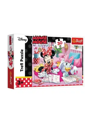 Omarı Renkli ve Eğlenceli Minnie Puzzle - 30 Parça