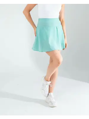 Omarı Keten Şort Etek