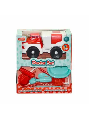ML492 Ambulanslı Doktor Oyun Seti -Molmo