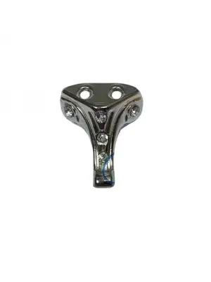 Moda Taşlı Ahşap, Mdf, Sunta Sandık Ayağı, Kutu Ayak 2,5 Cm - Nikel