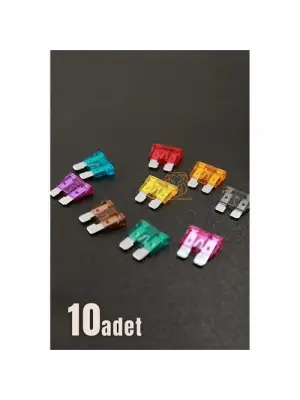 Omarı 10lu Araç Bıçak Sigorta Seti