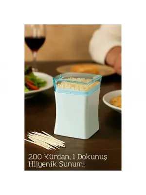 Modacar 200’lü Pratik Kutulu Kürdanlık – Hijyenik Dağıtım Mekanizmalı | Şık ve Pratik Kürdan Kutusu