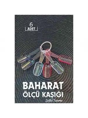Modacar 6 lı Şeffaf Baharat Kaşığı Camino Design