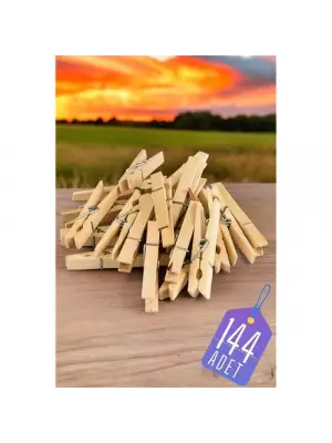 Omarı Ahşap Mandal Seti - Pratik ve Dayanıklı Parça