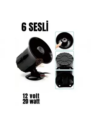 Omarı Ev ve Araç Güvenliğinde Yenilik: Alarm Sireni 6 Ses Seçeneği