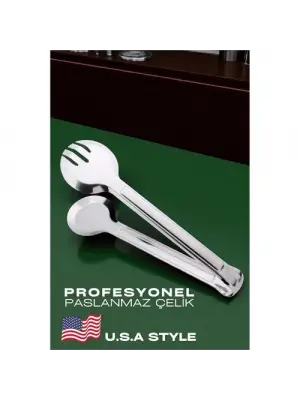 Omarı Paslanmaz Çelik Amerikan Mutfak Maşası