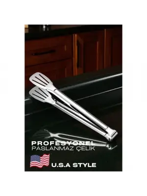 Omarı Paslanmaz Çelik Çok Amaçlı Amerikan Tip Mutfak Maşası