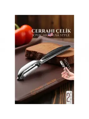 Omarı Profesyonel Paslanmaz Çelik Amerikan Tip Sebze Soyacağı Seti
