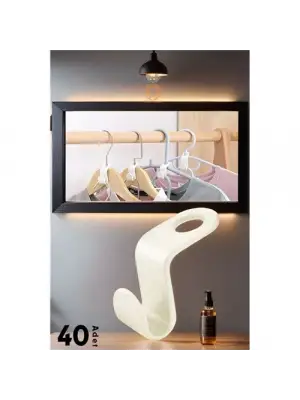 Omarı Pratik 40lI ModaCar Askı Çoklayıcı Kanca