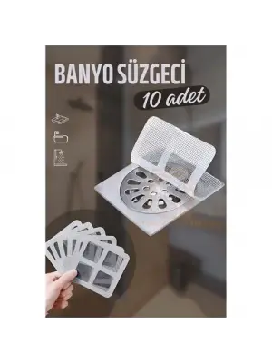 Omarı Pratik ve Dayanıklı Banyo Gider Süzgeci Seti