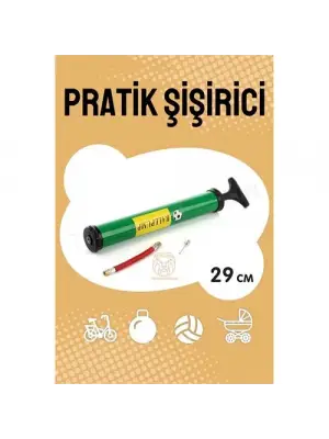 Omarı Pratik Bisiklet Pompası - Şişirici ve Taşınabilir Navalı