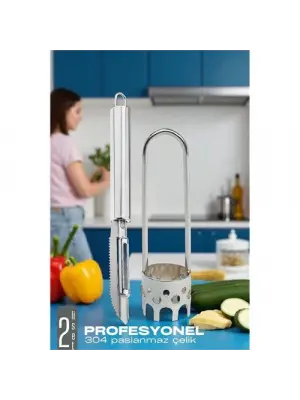 Omarı Profesyonel Çelik Sebze Oyacağı Seti