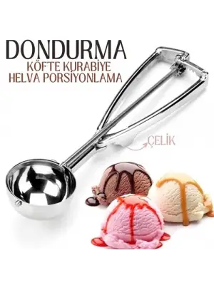 Modacar  Dondurma Porsiyonlama Kaşığı Kurabiye Köfte Helva