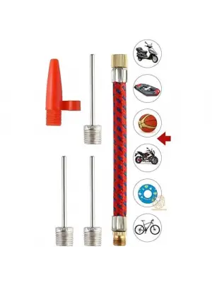 Omarı Pratik El Ayak Pompası İğne Hortumu Şişirme Seti