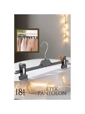 Omarı Etek Pantolon Askı Kıskaçlı SET