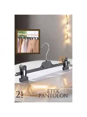 Modacar Etek Pantolon Eşarp Kıskaçlı Askı 2 Lİ SET