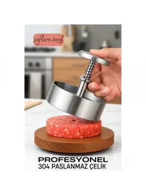 Omarı Profesyonel Paslanmaz Çelik Hamburger Kalıbı