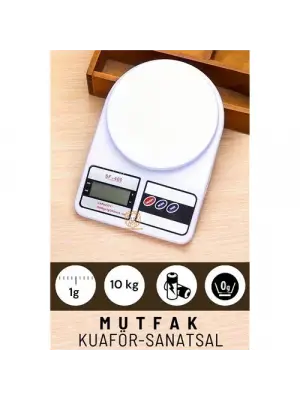 Omarı Hassas Dijital Mutfak Terazisi 10 Kg Kapasiteli
