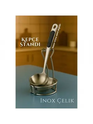 Modacar Inox Kepçe Standı - Kaşık Kepçe Standı- Profesyonel Şef Tasarımı