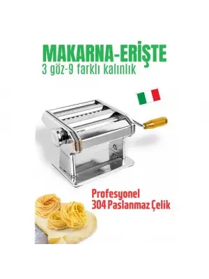 Modacar Makarna Makinası Erişte Makarna Kesici Erişte Makinası 304 Paslanmaz Çelik