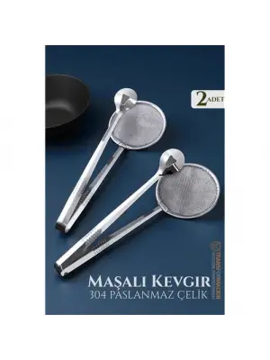 Modacar Maşalı Kevgir - Kızartma Maşası - Kızartma Süzgeci Multi 2 ADET