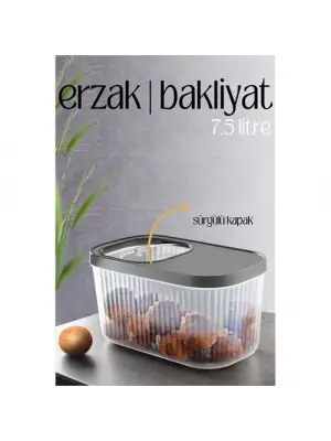 Omarı Pratik ve Organize Erzak Kutusu 7.5 Litre