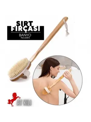 Omarı Doğal Banyo Sırt ve Selülit Fırçası