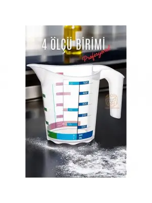 Omarı Profesyonel BPA Free 500 ml Ölçü Kabı