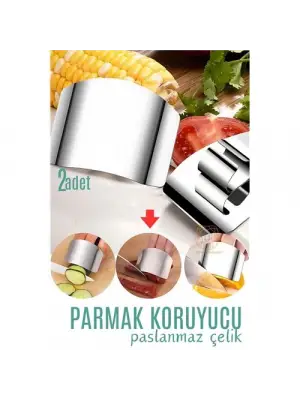 Omarı Çelik Parmak Kesme Önleyici - 2 Adet