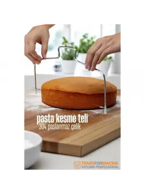 Omarı Profesyonel Pasta Dilimleyici - Hızlı ve Kusursuz Kesim İçin