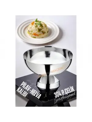 Omarı Paslanmaz Çelik Helva ve Pilav Kalıbı