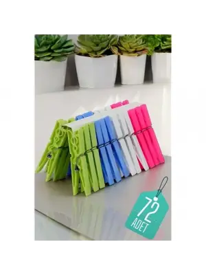 Omarı Çamaşır Askısı 72 Adet Set