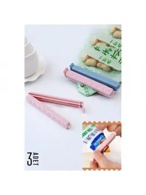 Omarı Esnek ve Dayanıklı Poşet Klipsi Seti