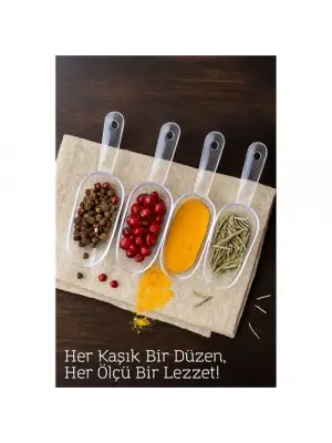 Modacar Şeffaf Baharat Kaşığı – Küçük Erzak Küreği