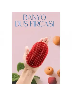 Omarı Silikon Masajlı Banyo Fırçası - Etkili Temizlik ve Rahatlık