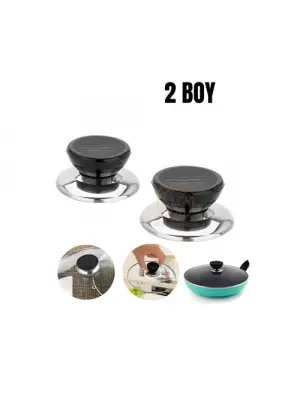 Omarı Pratik Tencere Tava Kapağı Tutucu Tutucu 2 Boy