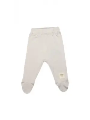 Bej Patikli Pantolon ile Rahat Stil