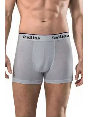 Modern Gri Pamuklu Erkek Boxer