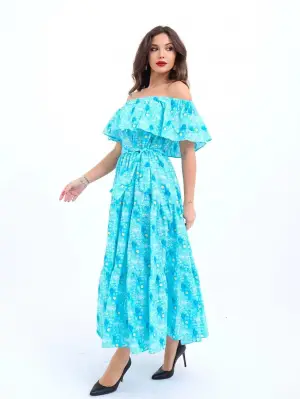 Omarı Maksi Elbise - Rahat ve Şık Tasarım