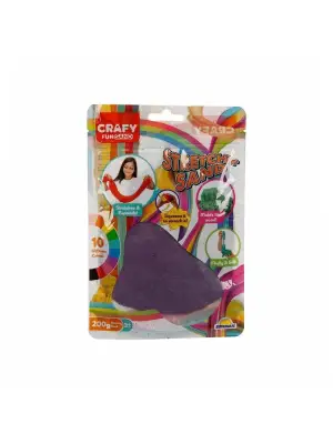 Omarı Mor Renkli Crafy Streç Oyun Kumu 200g