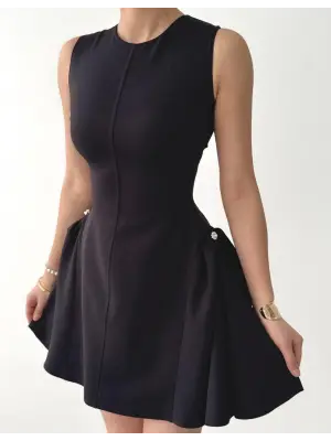 More İnci Detaylı Elbise