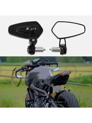 Motosiklet Gidon Aynası Siyah Tak Kullan
