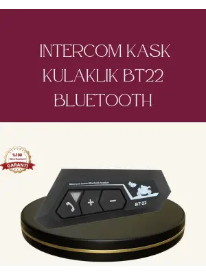 Motosiklet Sürüşleri İçin Bt22 Kask Bluetooth Kulaklık Mikrofonlu