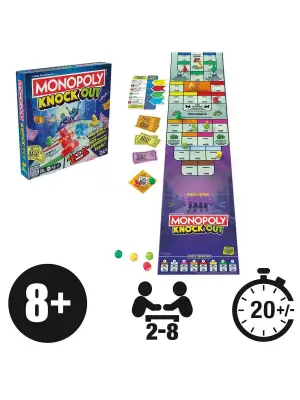 Omarı Monopoly Knockout Oyuncak Futbol Masası