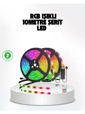 Müziğe Duyarlı Renkli Smart Şerit Led Işık Usb Bağlantılı Ambiyans Aydınlatma