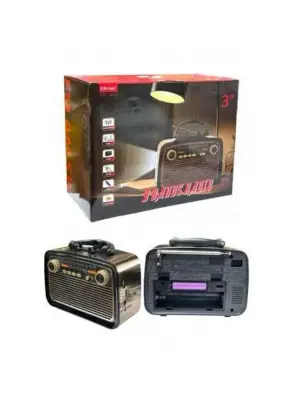 Müzik Kutusu Bluetooth Bağlantılı El Fenerli Nostaljik Tasarım Radyo