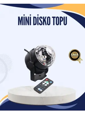 Müzik Sensörlü Renkli Led Parti Işığı