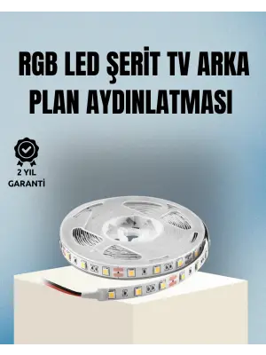 Müzikle Senkronize Led Şerit Tv Aydınlatma